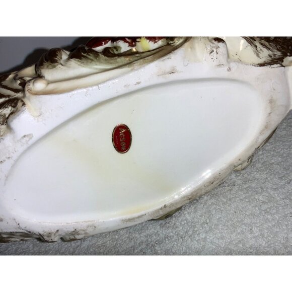 Ceramic Dish/Planter Centerpiece Ornate by Acson Japan Gold Color scroll floral - Picture 8 of 8